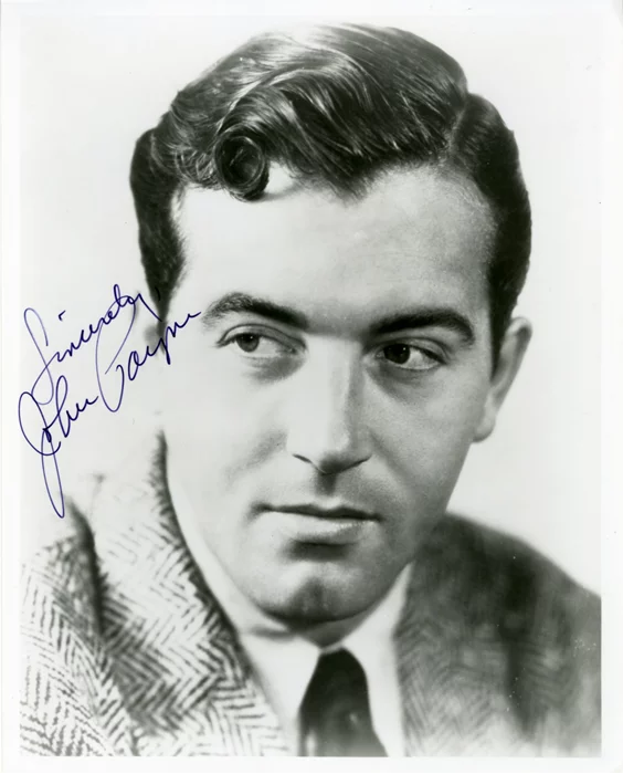 John Payne autograph