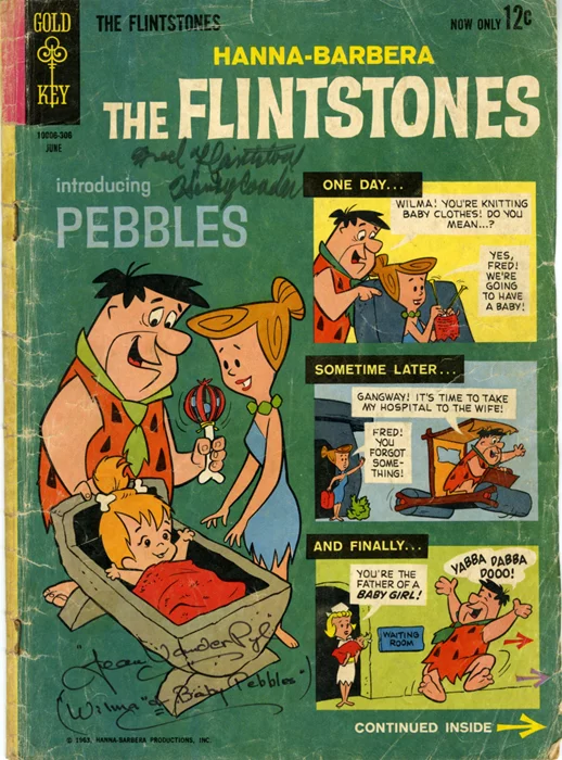 The Flintstones autograph