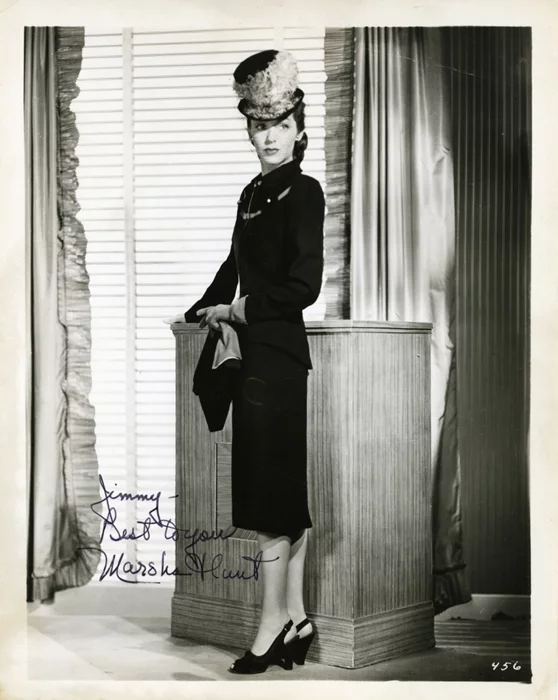 Marsha Hunt autograph