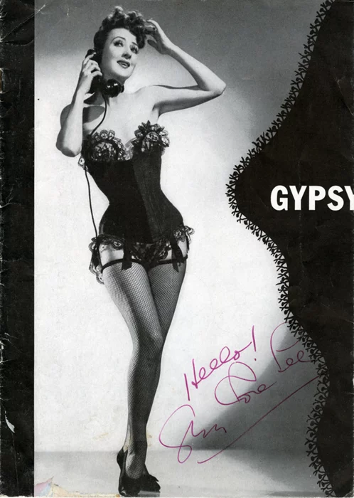 Gypsy Rose Lee autograph