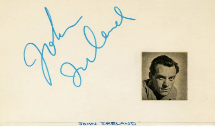 John Ireland autograph
