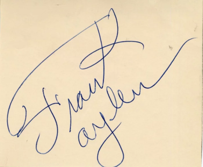 Frank Faylen autograph