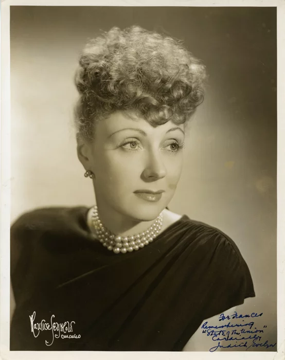 Judith Evelyn autograph