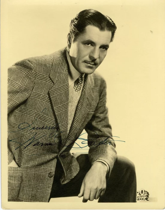 Warner Baxter autograph