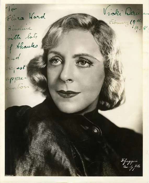 Vicki Baum autograph