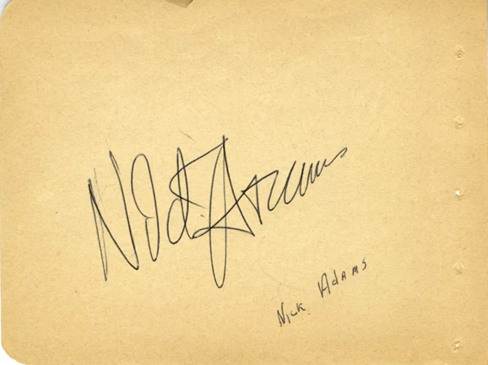 Nick Adams autograph