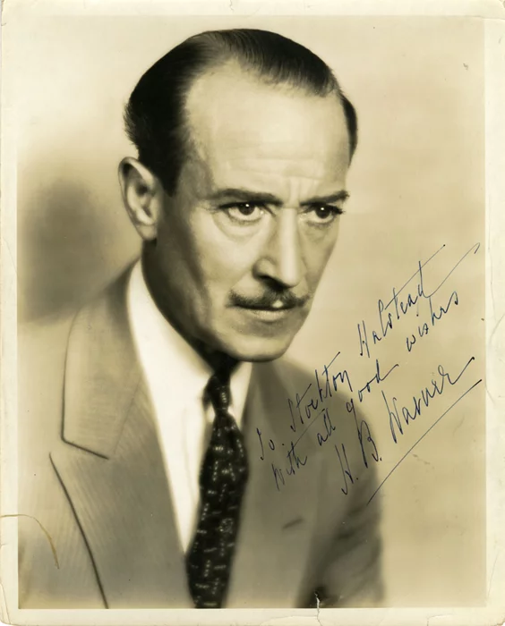 H.B. Warner autograph