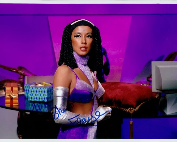 France Nuyen autograph