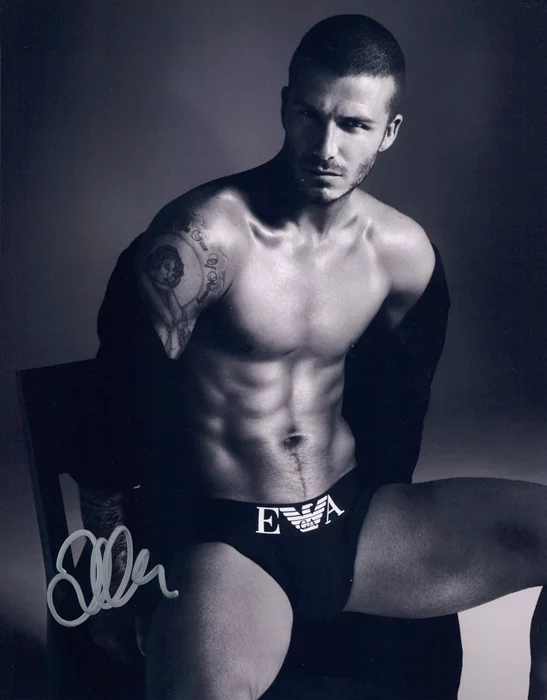 David Beckham autograph