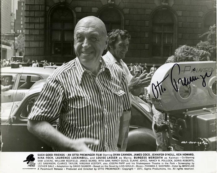 Otto Preminger autograph