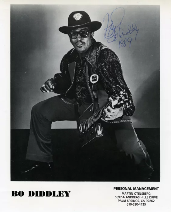 Bo Diddley autograph