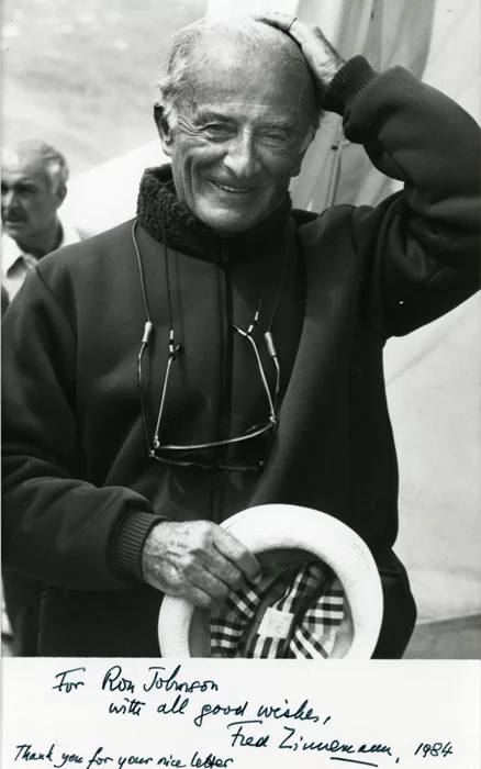 Fred Zinnemann autograph