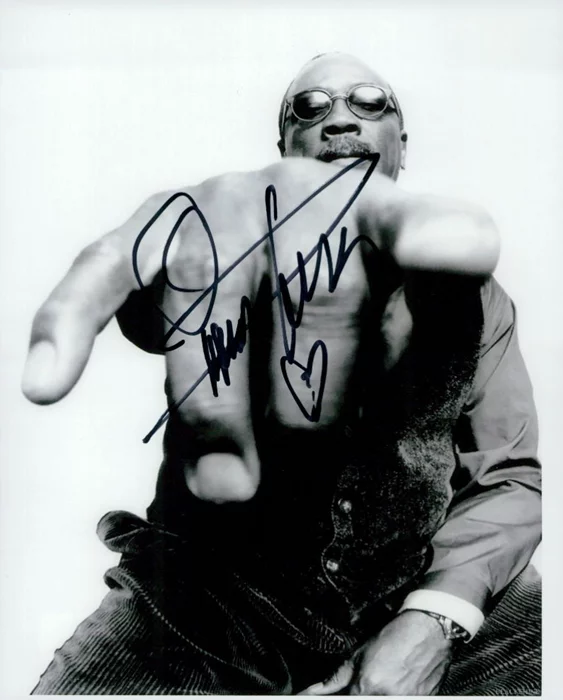 Quincy Jones autograph