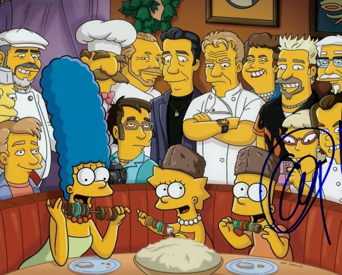 Anthony Bourdain autograph