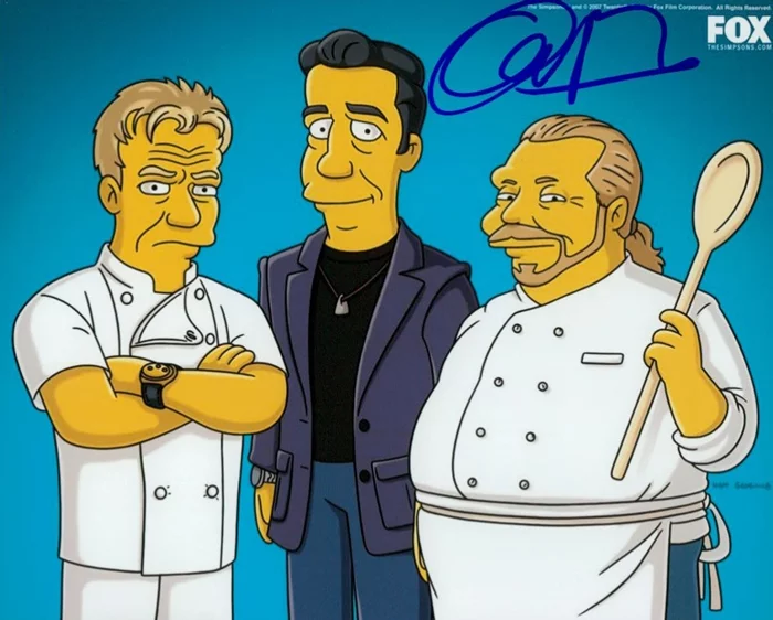 Anthony Bourdain autograph