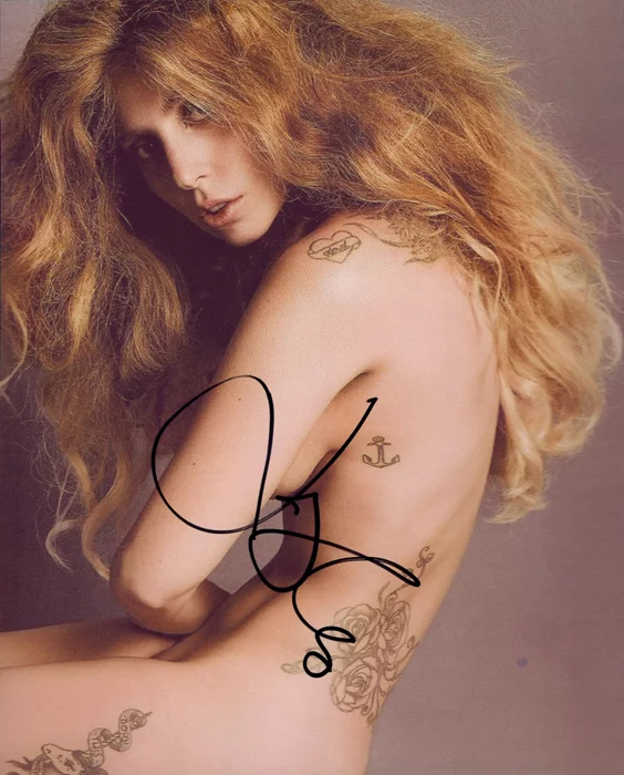 Lady GaGa autograph
