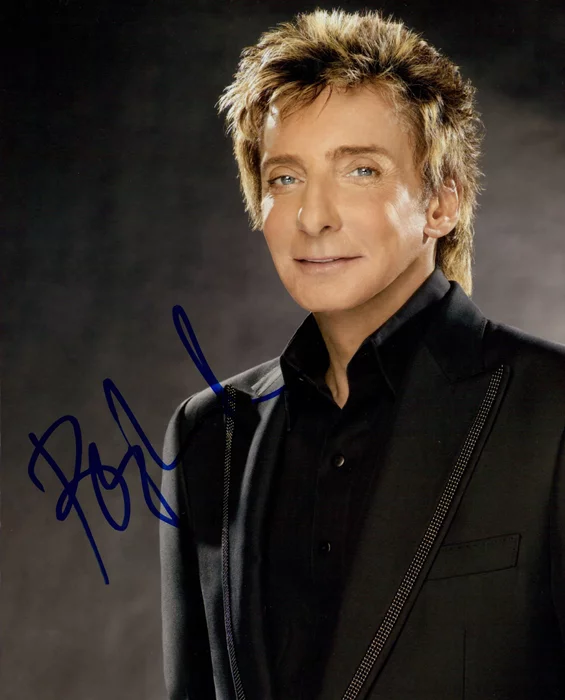 Barry Manilow autograph
