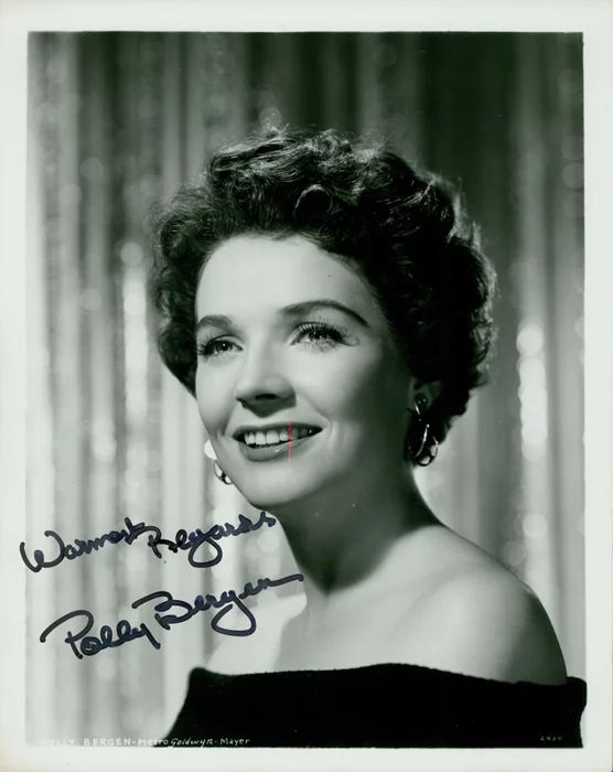 Polly Bergen autograph