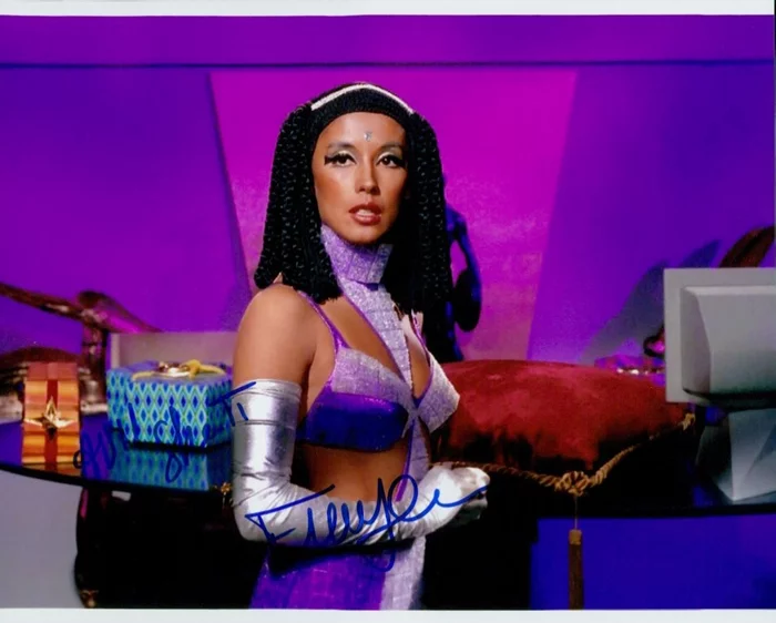 France Nuyen autograph