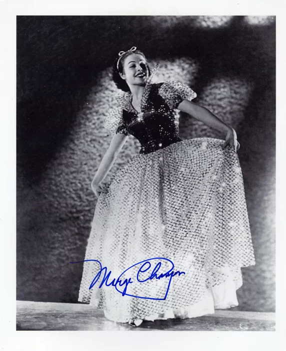 Marge Champion autograph