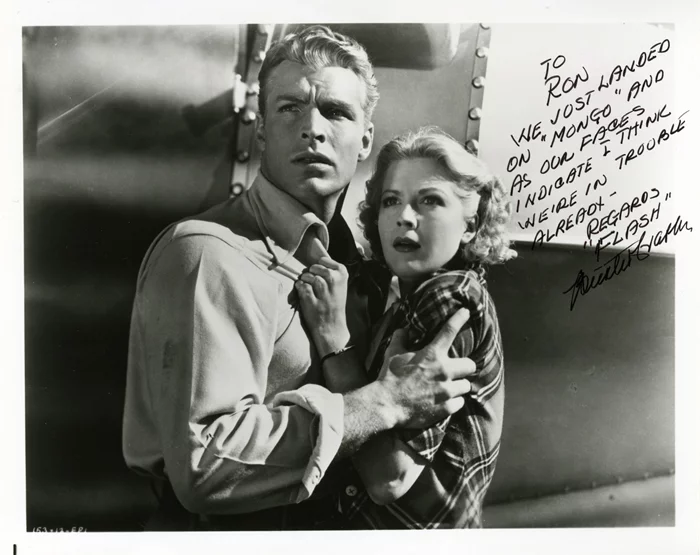 Buster Crabbe autograph
