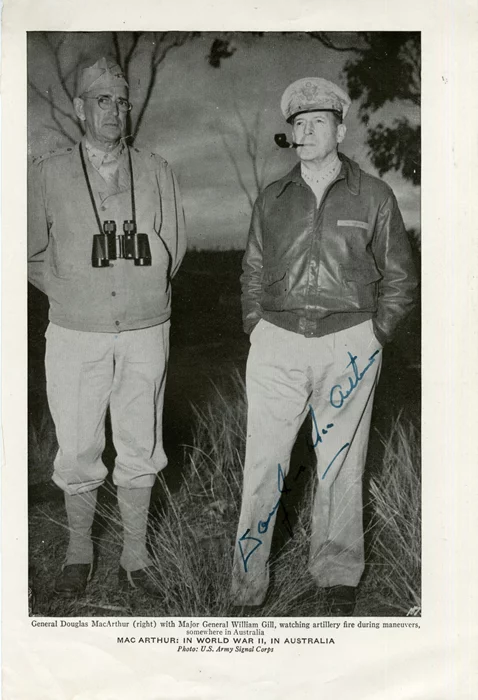 Douglas MacArthur autograph