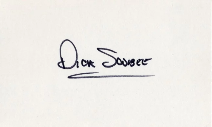 Dick Scobee autograph