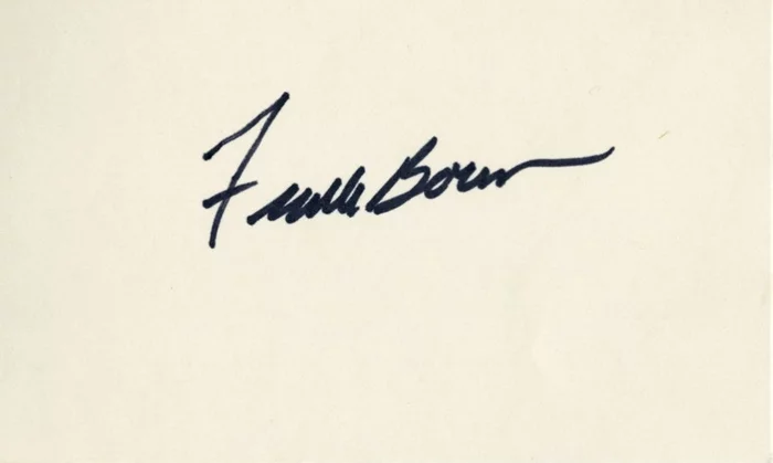 Frank Borman autograph