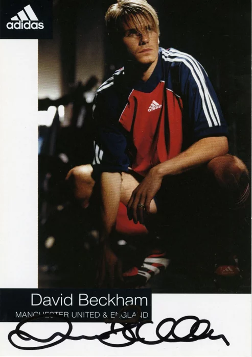 David Beckham autograph