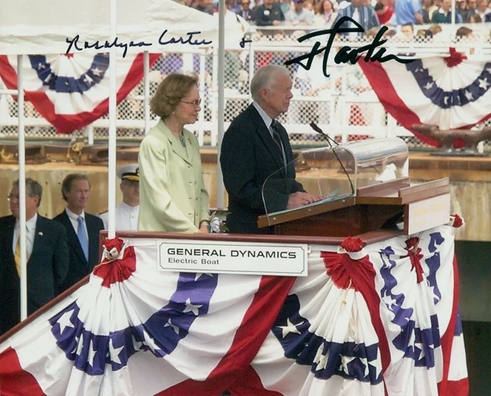 Jimmy & Rosalynn Carter autograph