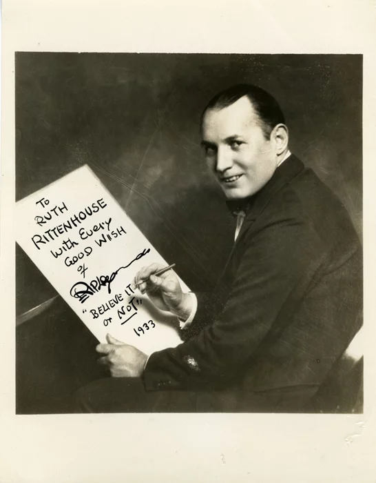 Robert Ripley autograph