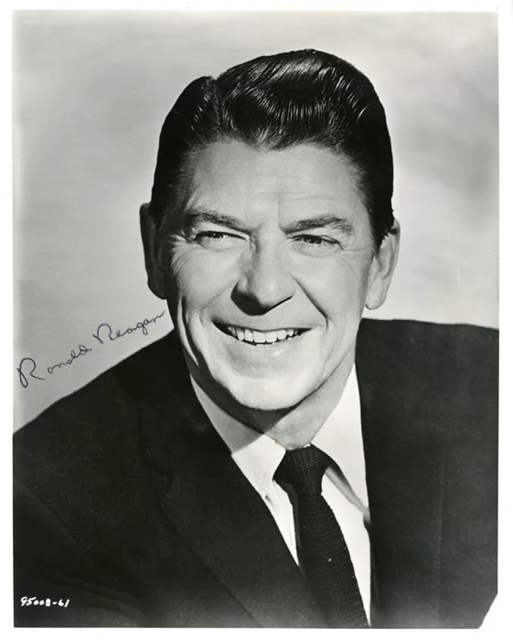 Ronald Reagan autograph