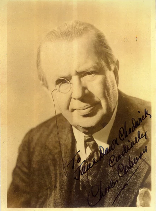 Charles Coburn autograph