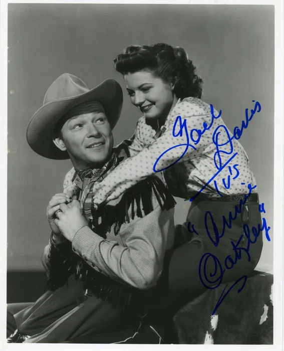 Gail Davis autograph
