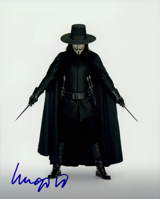Hugo Weaving autograph