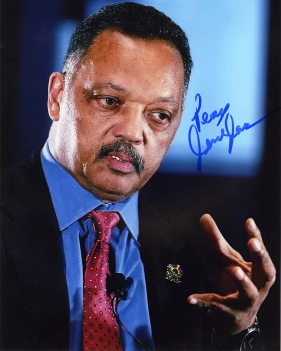 Jesse Jackson autograph