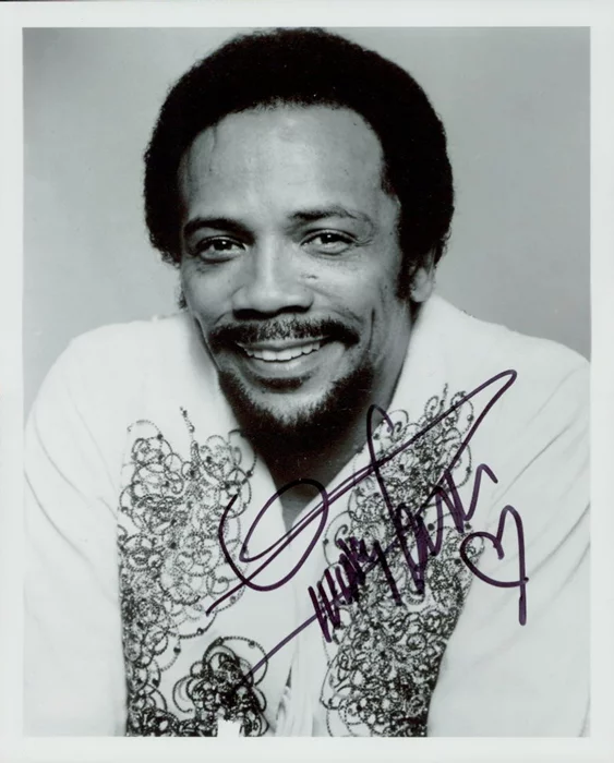 Quincy Jones autograph