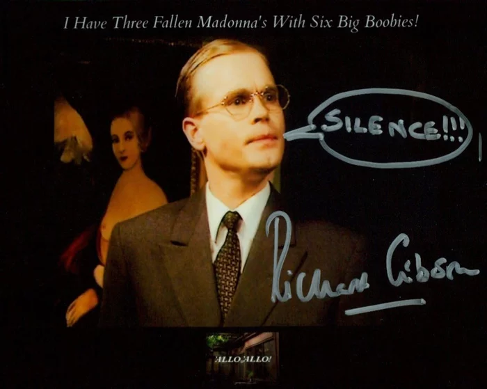 Richard Gibson autograph