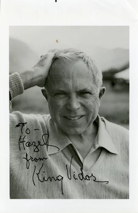 King Vidor autograph