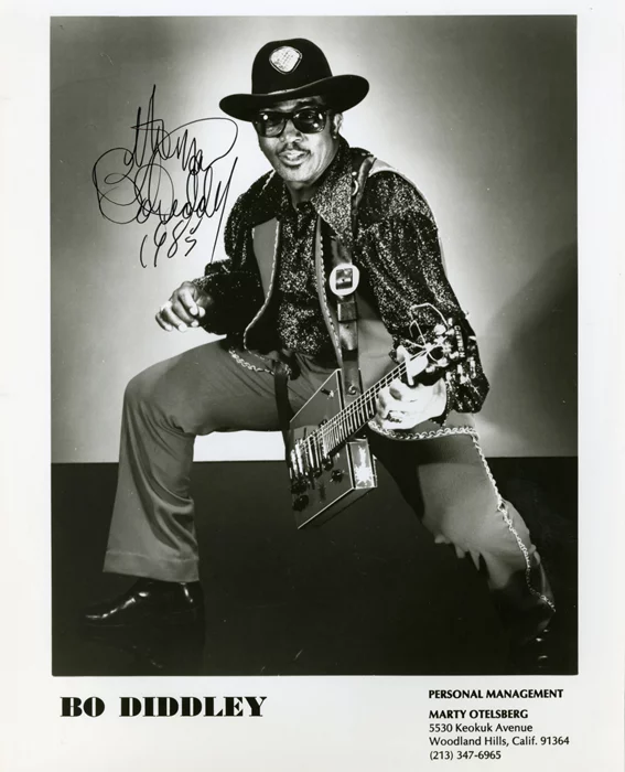 Bo Diddley autograph