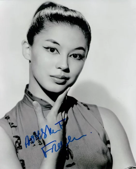 France Nuyen autograph