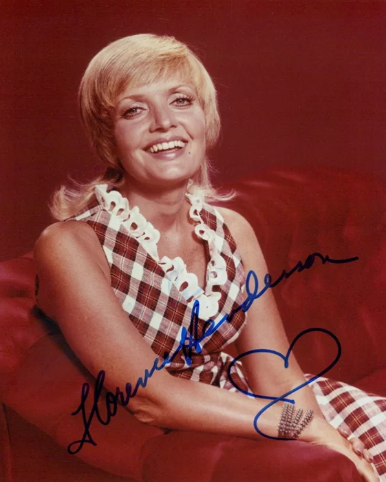 Florence Henderson autograph