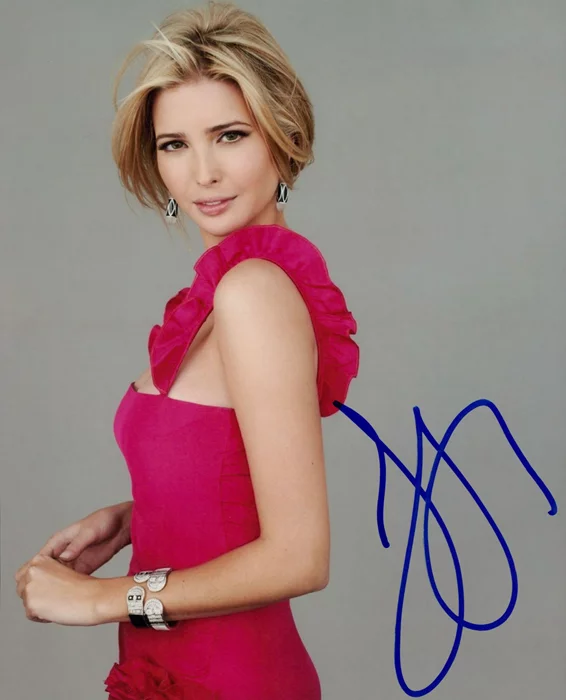 Ivanka Trump autograph