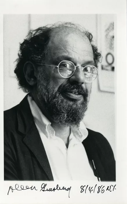 Allen Ginsberg autograph