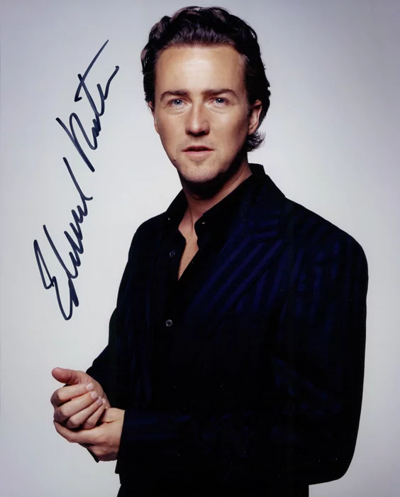 Edward Norton autograph