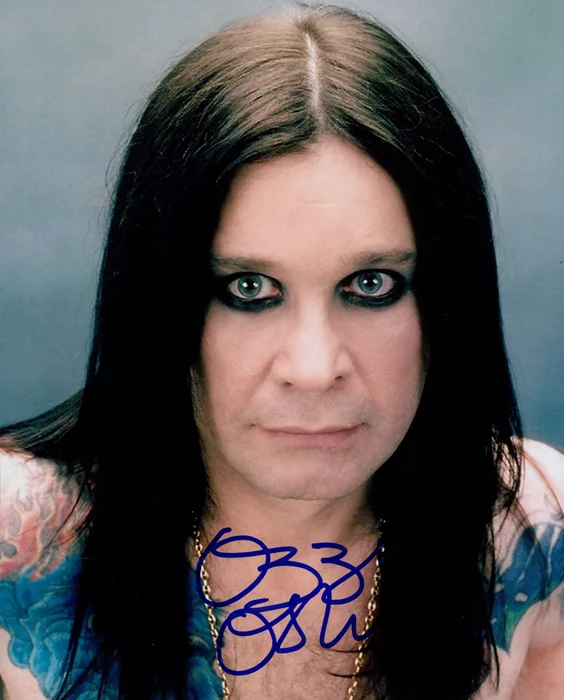 Ozzy Osbourne autograph