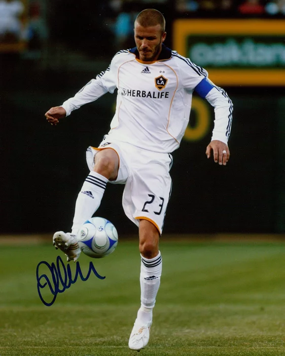 David Beckham autograph