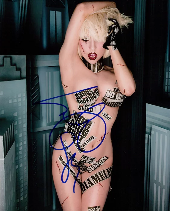 Lady GaGa autograph