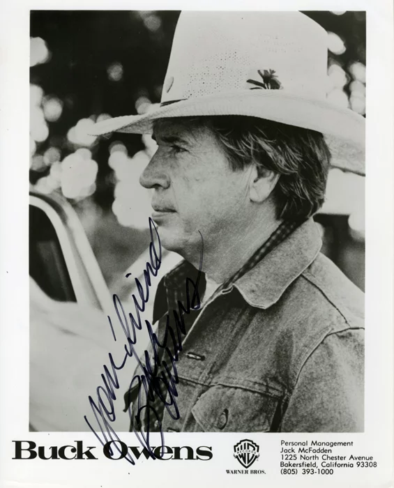 Buck Owens autograph