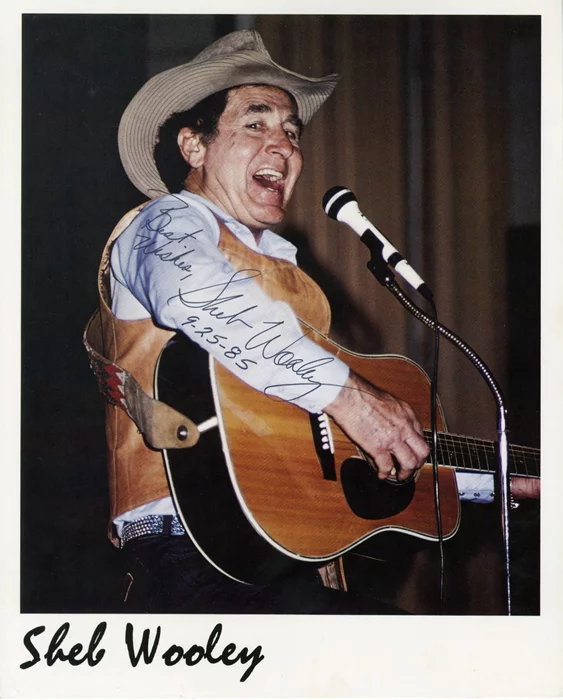 Sheb Wooley autograph